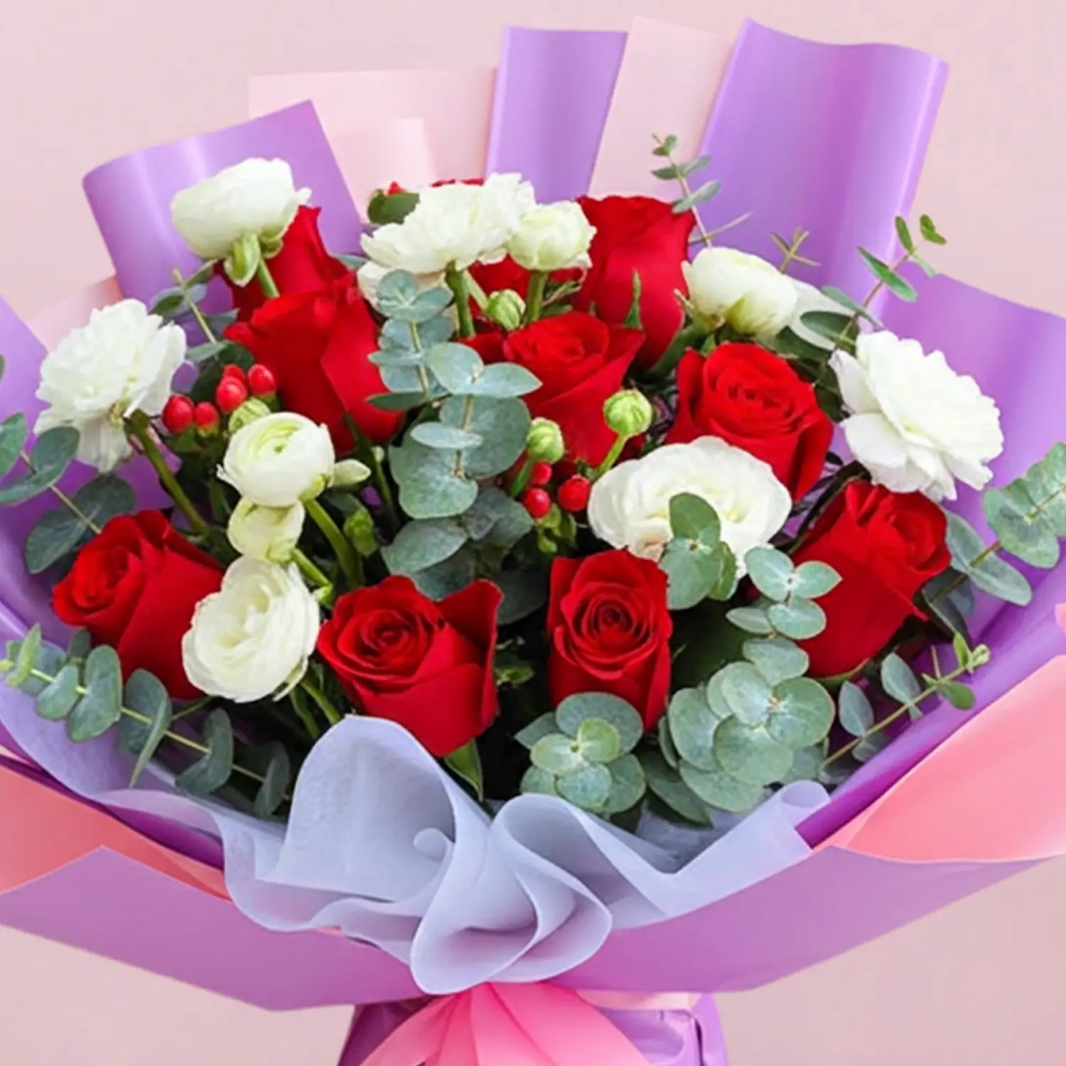 Royal Lavender Rose Bouquet