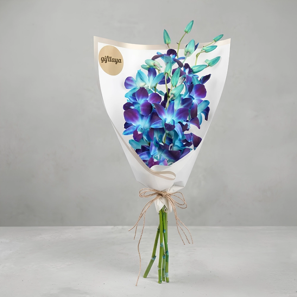 Blue Orchid Elegance Bouquet in UAE