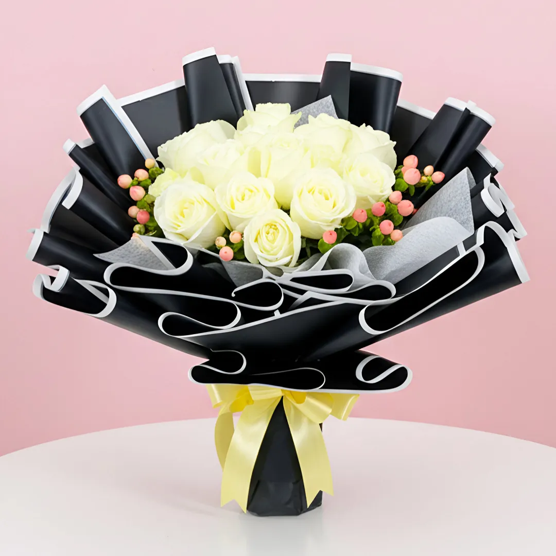 Gentle Yellow Rose Floral Gift