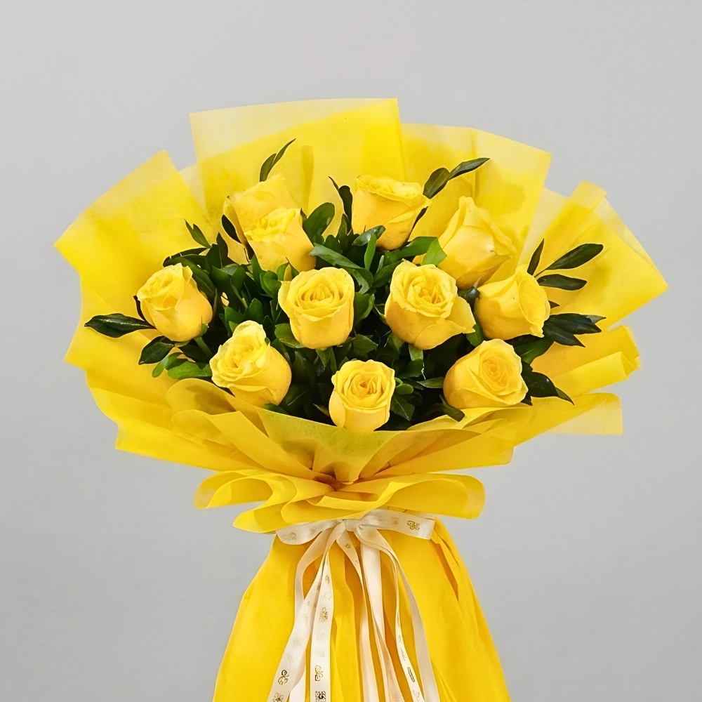 Premium Yellow Rose Bouquet in UAE