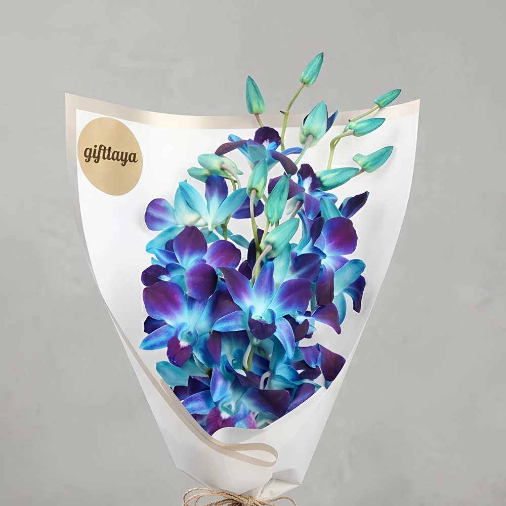 Blue Orchid Elegance Bouquet in UAE