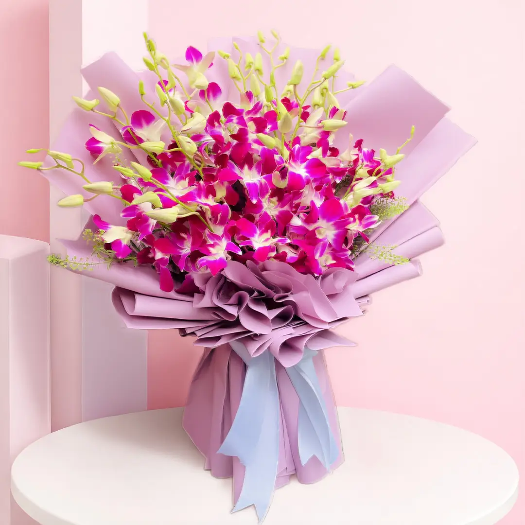 Purple Orchid Bouquet