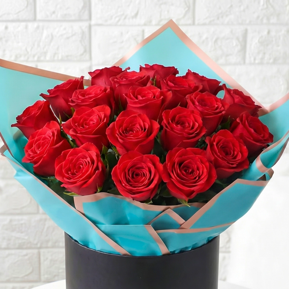 Elegant Bloom Red Roses Bouquet in UAE