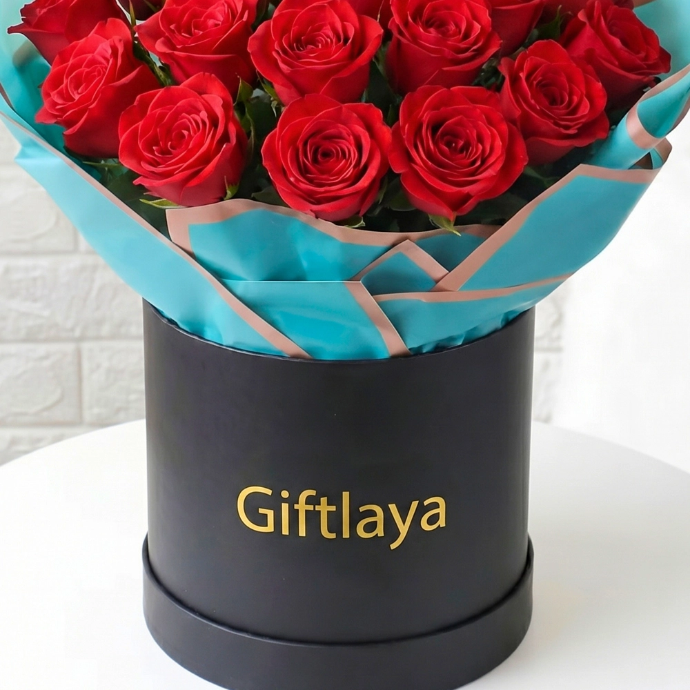 Elegant Bloom Red Roses Bouquet in UAE