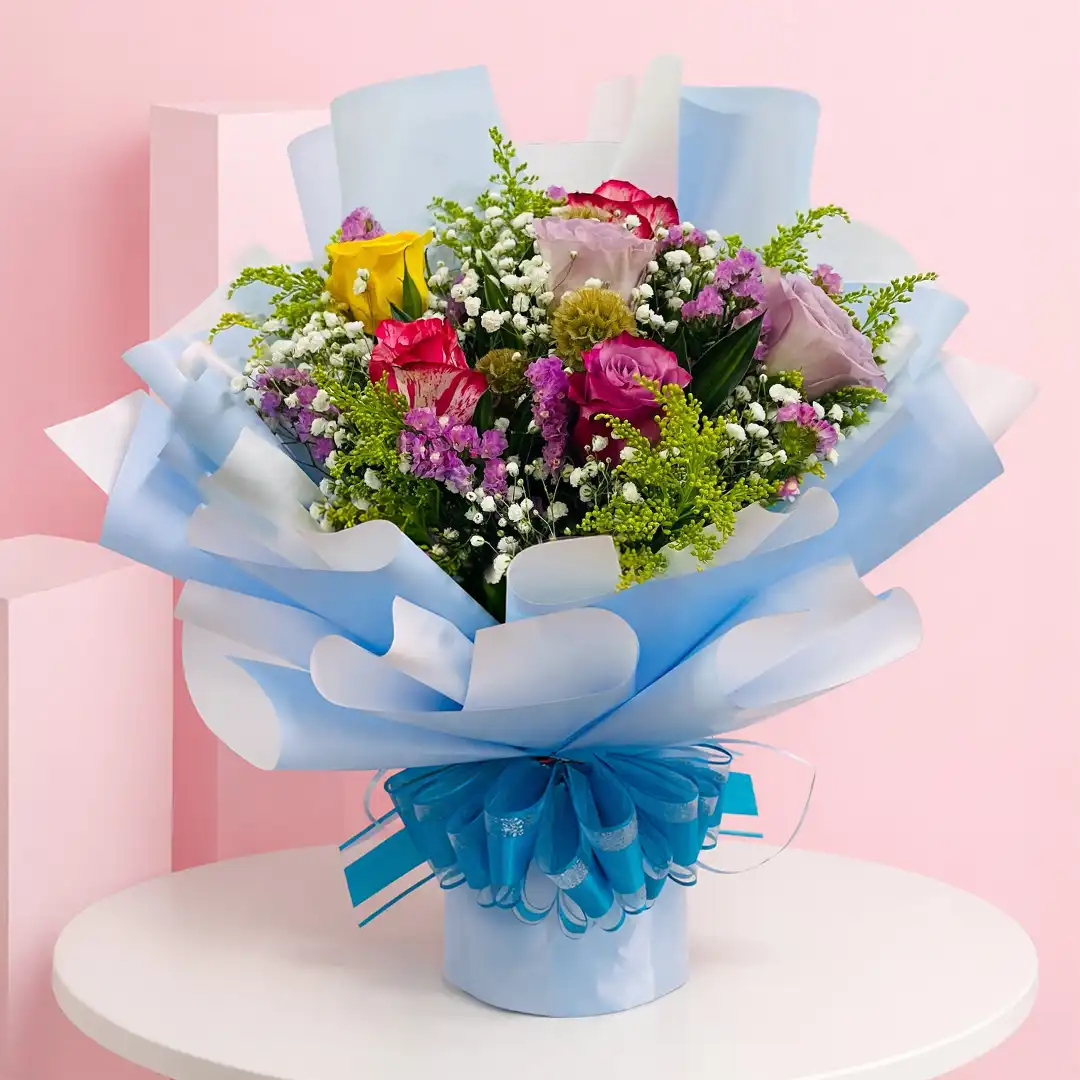 Spring Pastels Flower Bouquet