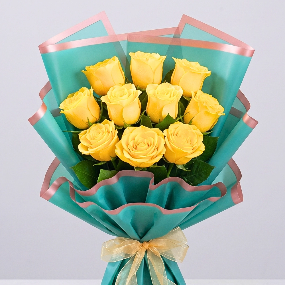 Beautiful Yellow Rose Bouquet in UAE