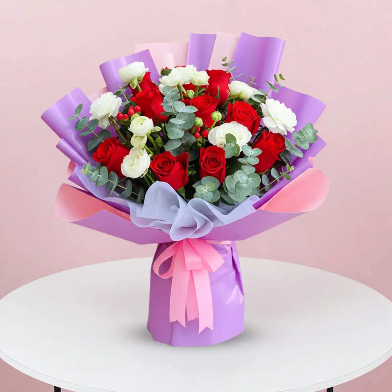 Royal Lavender Rose Bouquet