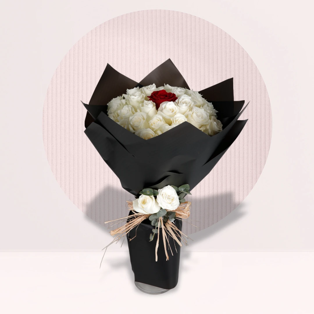 Red Rose Mixed Flower Bouquet