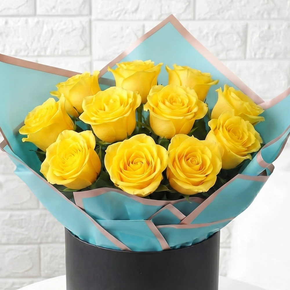 Luxury Yellow Roses Gift Bouquet in UAE