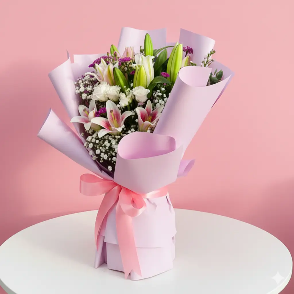Pure Grace Lily Bouquet