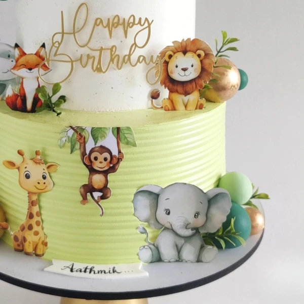 Premium Jungle Safari Celebration Cake