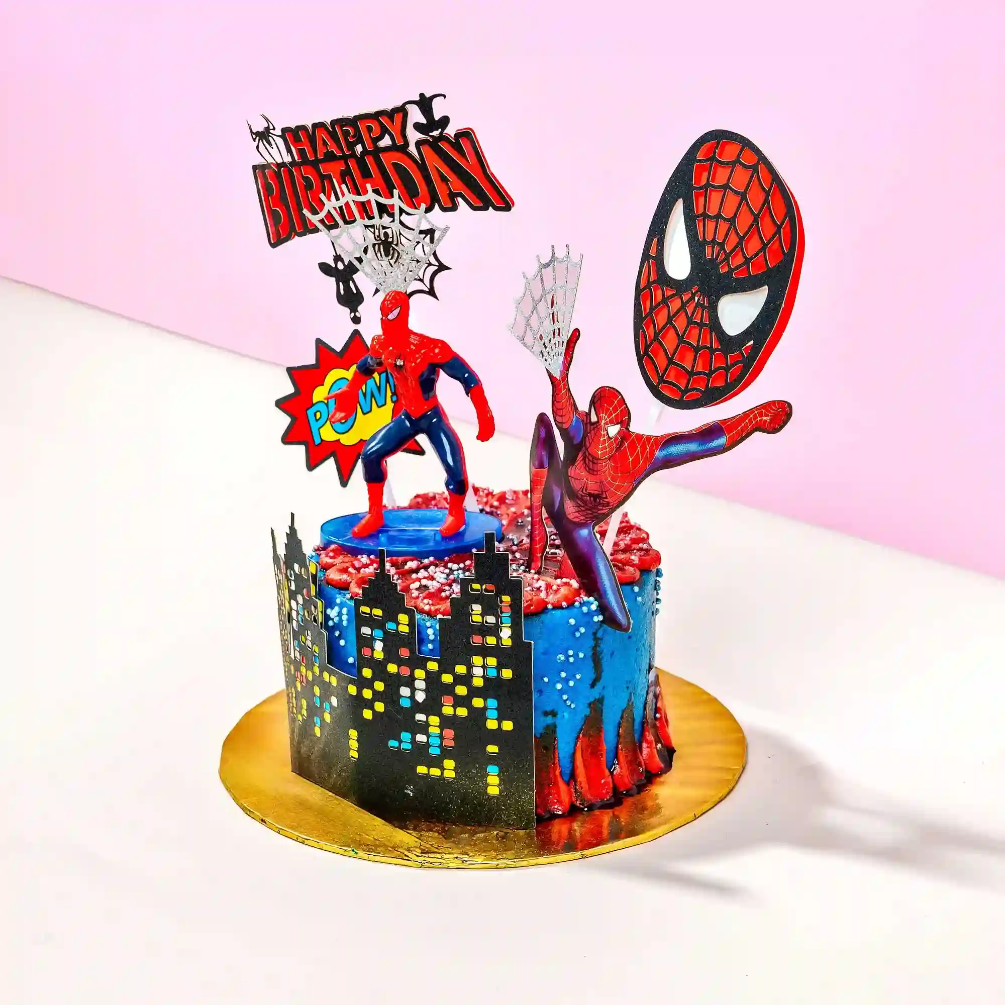 Ultimate Spiderman Action Cake