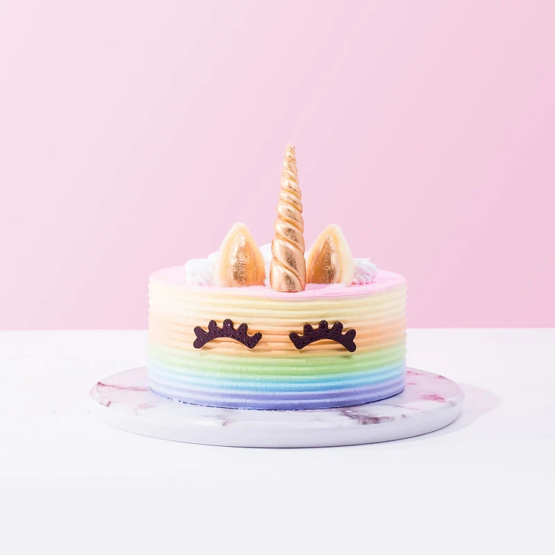 1st Birthday Rainbow Unicorn Cake