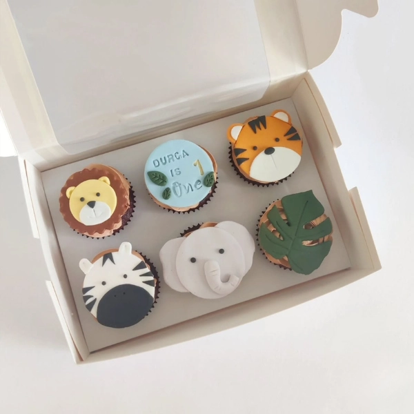 jungle safari 1st birthday cake