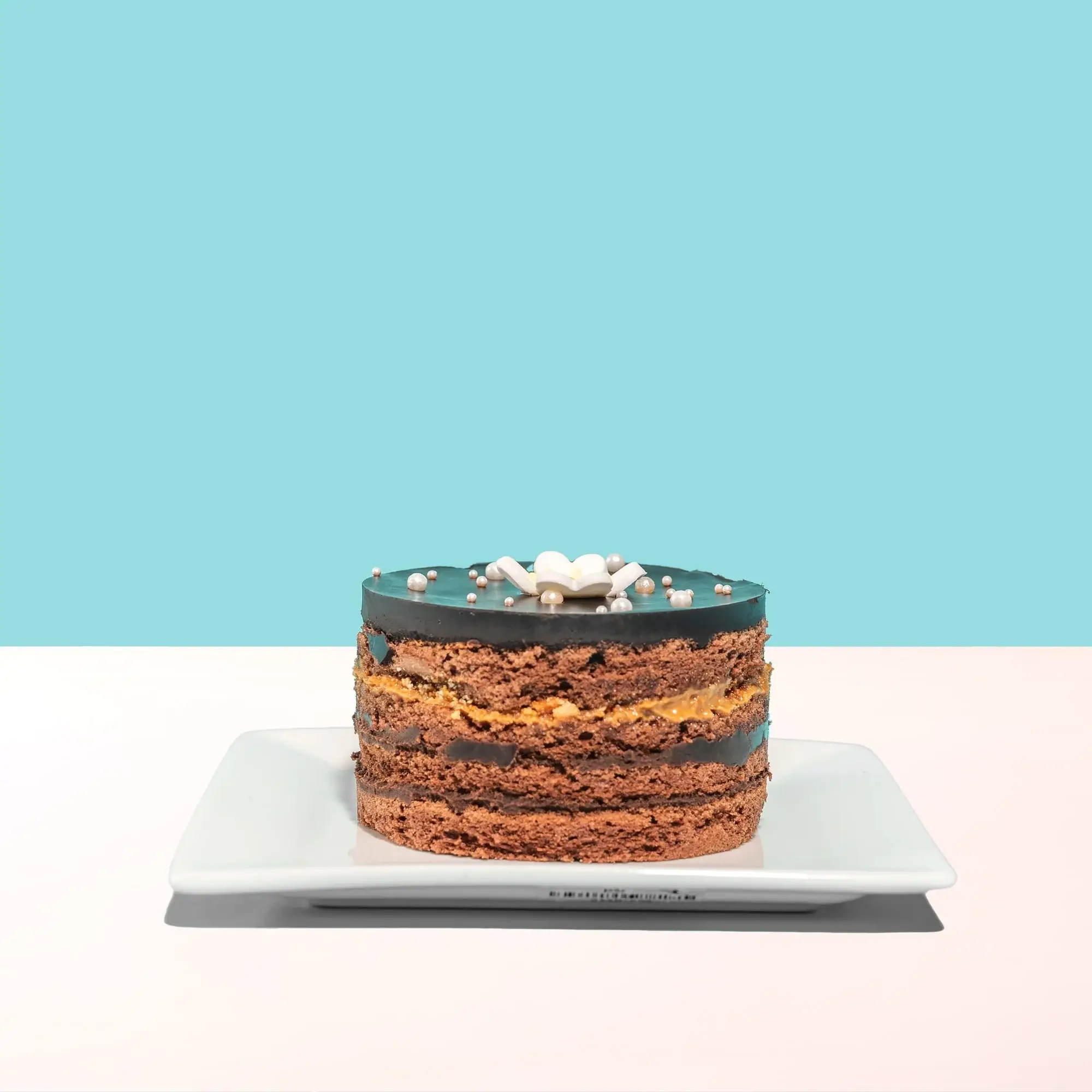 Creamy Chocolate Bento Cake  