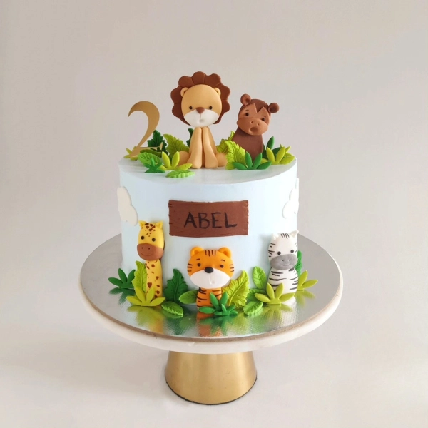Premium Jungle Safari Celebration Cake