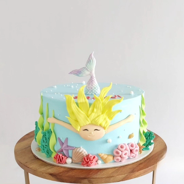 Mermaid Princess Fantasy Cake