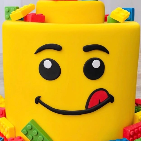 Lego Theme Birthday Cake
