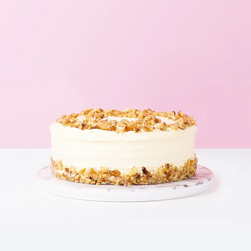 Golden Nut Crunch Cake