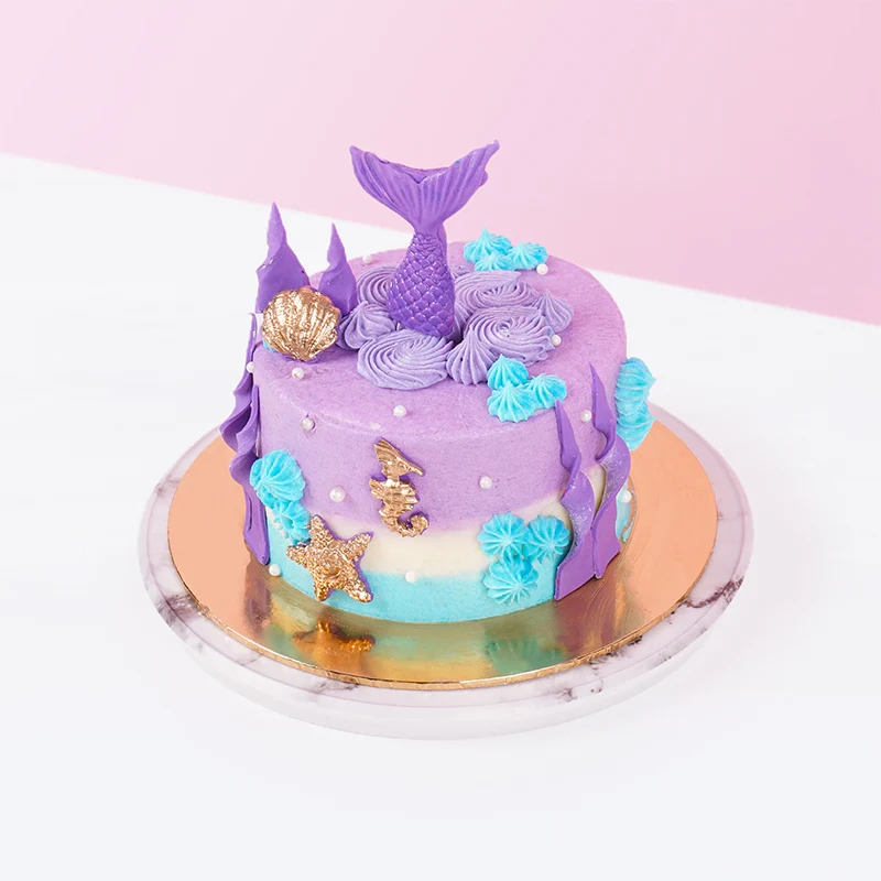 Sea Princess Purple Cake