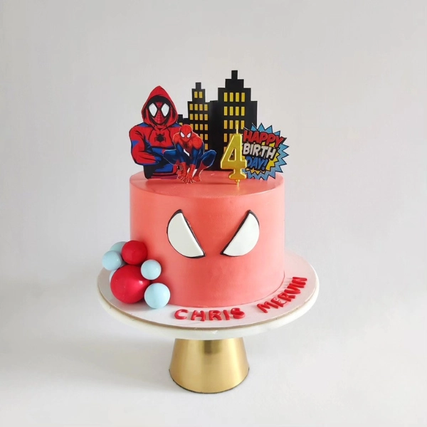 Friendly Neighborhood Spiderman Cake
