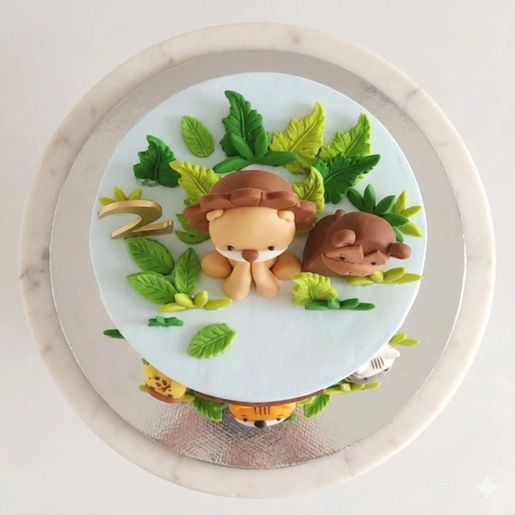 Premium Jungle Safari Celebration Cake