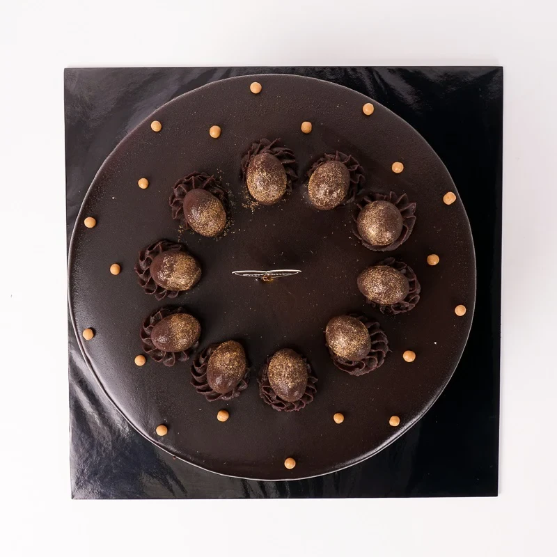 Smooth Chocolate Truffle Cake