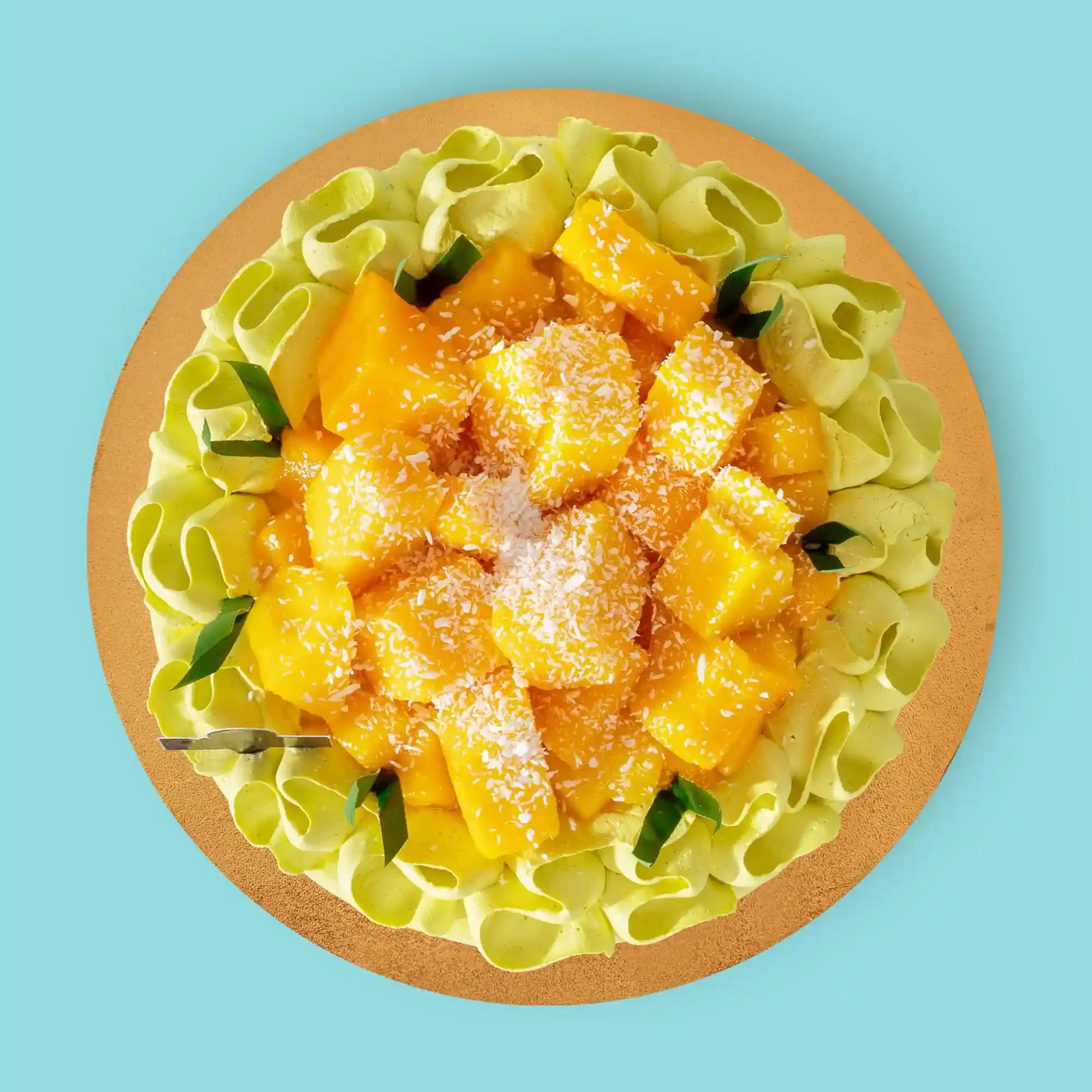 Summer Mango Pistachio Cake