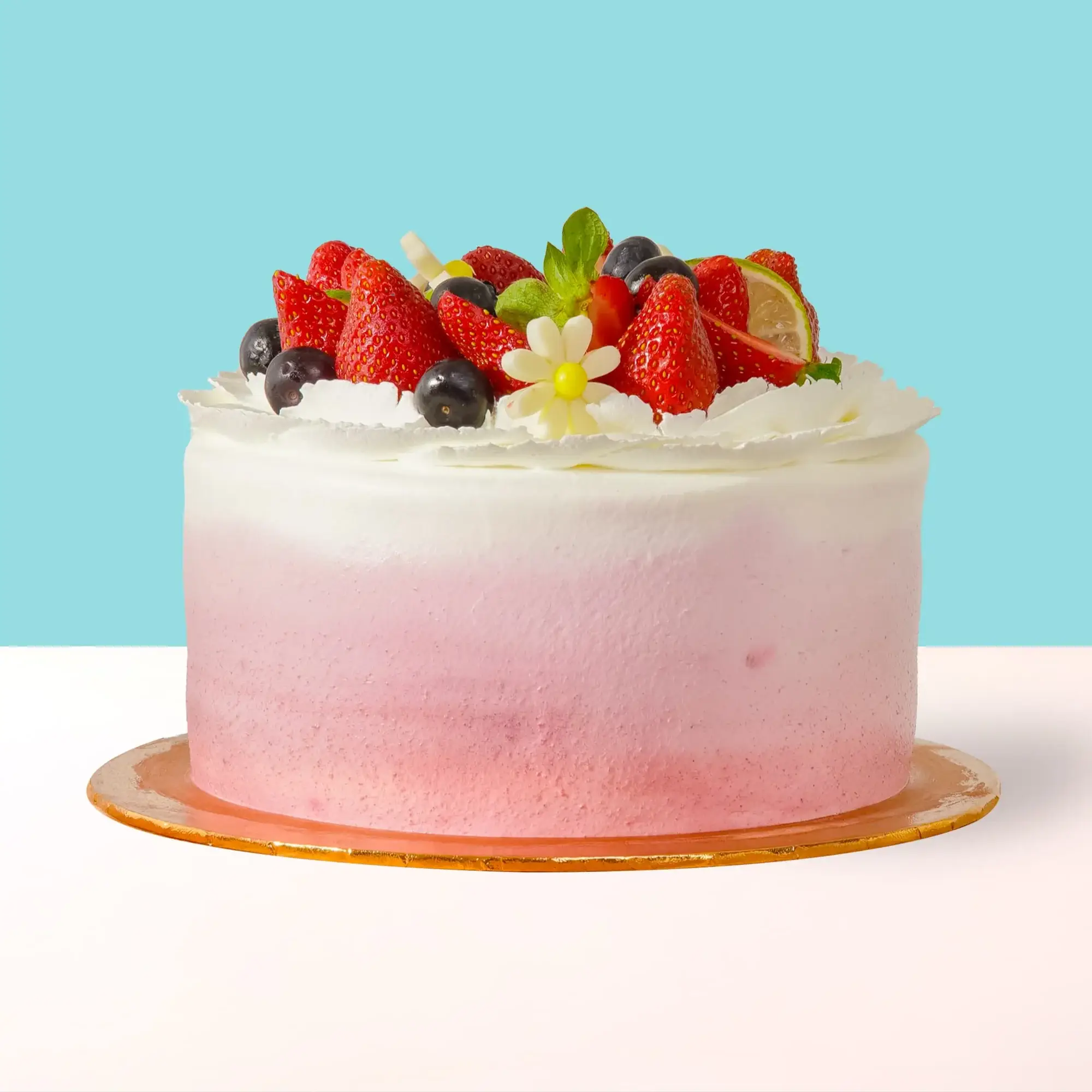 Strawberry Snow Cream Cake