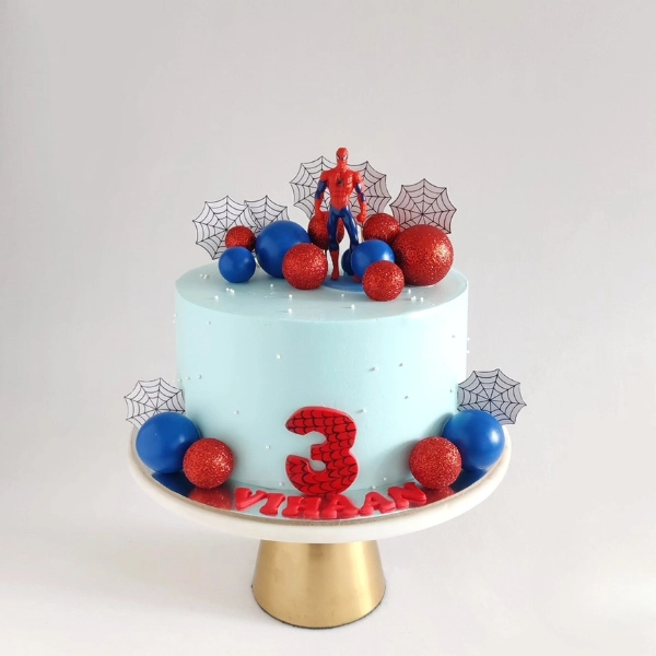 Spider-Man Superhero Birthday Cake