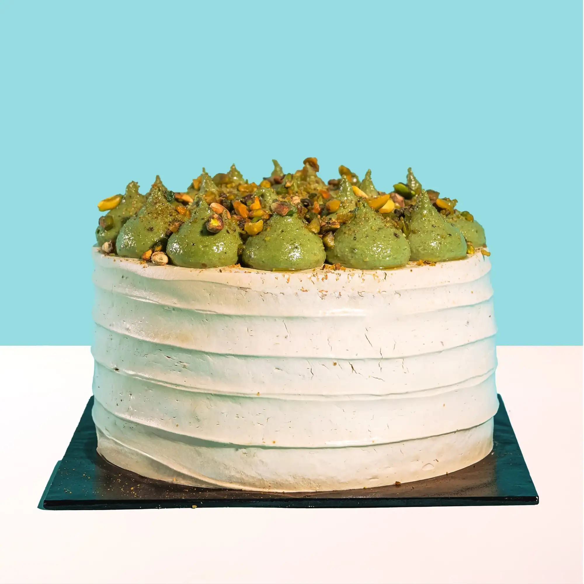 Pistachio Magic Dessert Cake