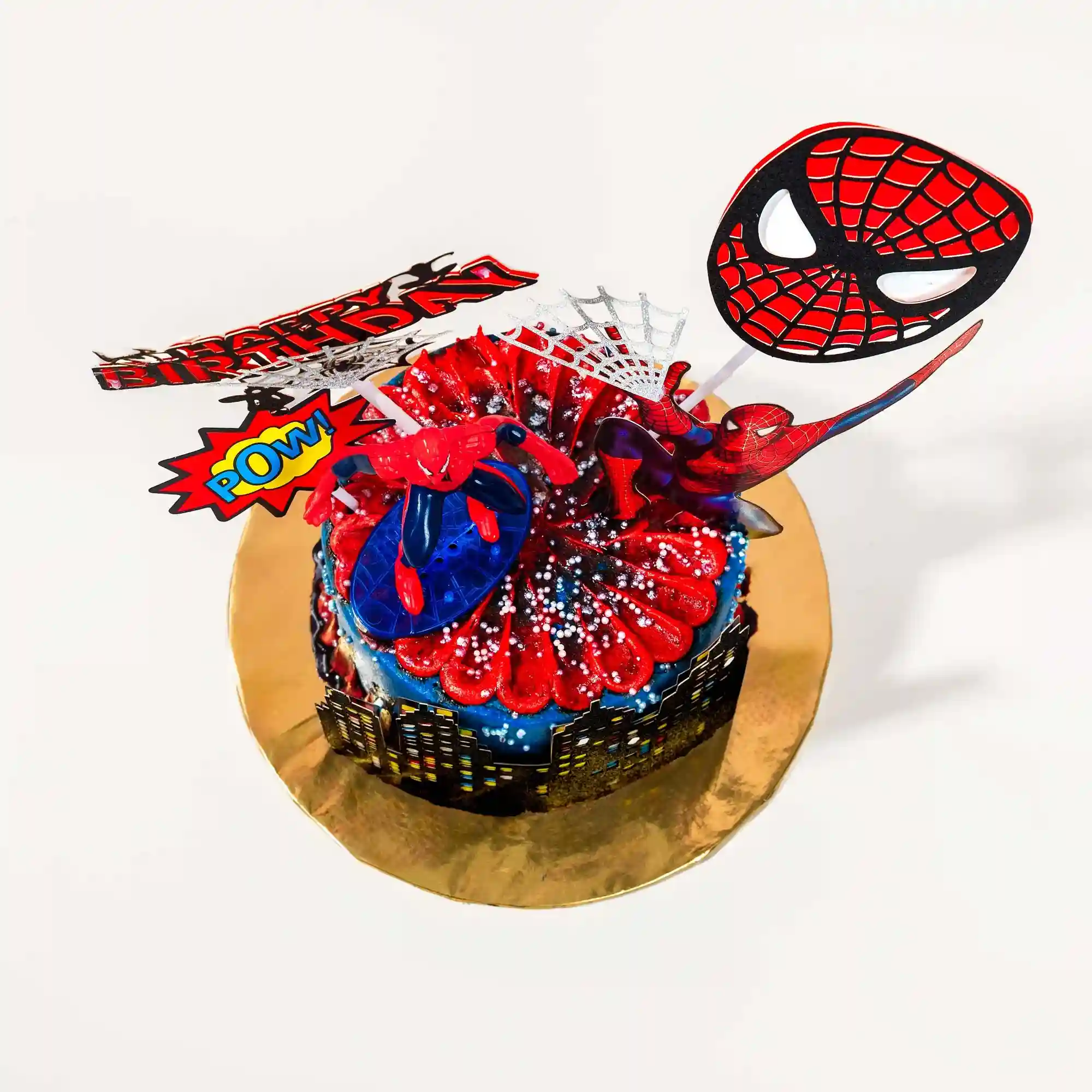 Ultimate Spiderman Action Cake