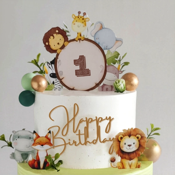 Premium Jungle Safari Celebration Cake