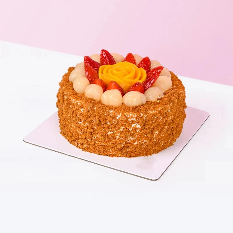 Vanilla Biscoff Cake for Birthday