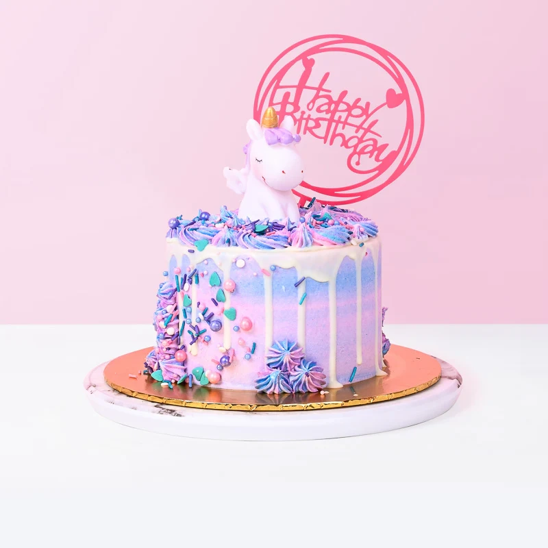 Unicorn Magic Drip Cake