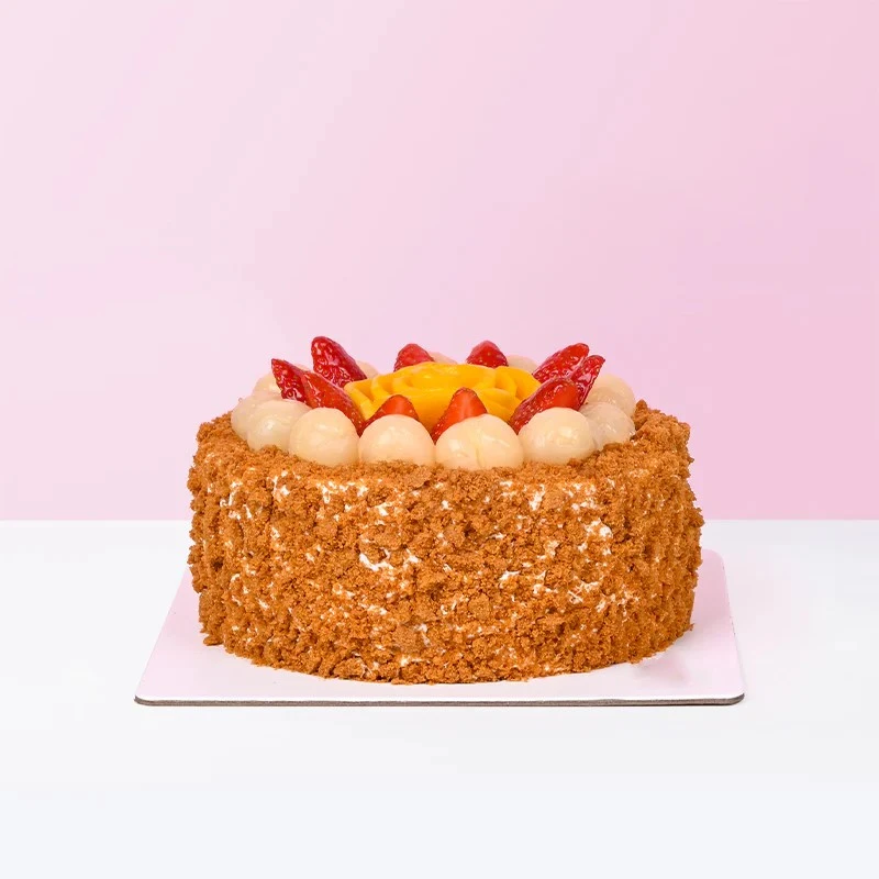 Vanilla Biscoff Cake for Birthday