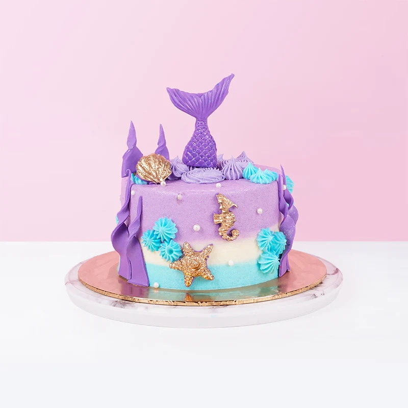 Sea Princess Purple Cake