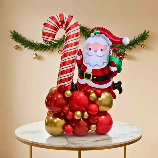 Festive Santa Balloon Bouquet