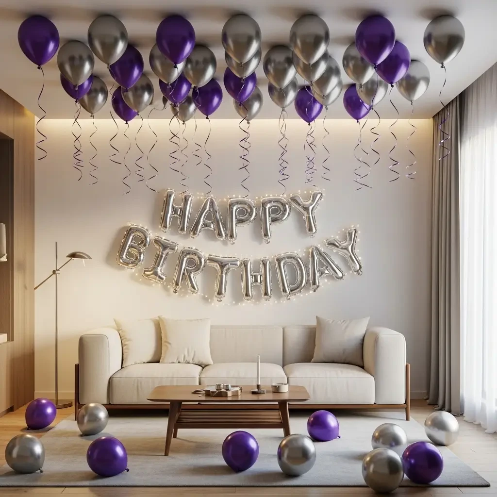 Simple Birthday Room Decoration