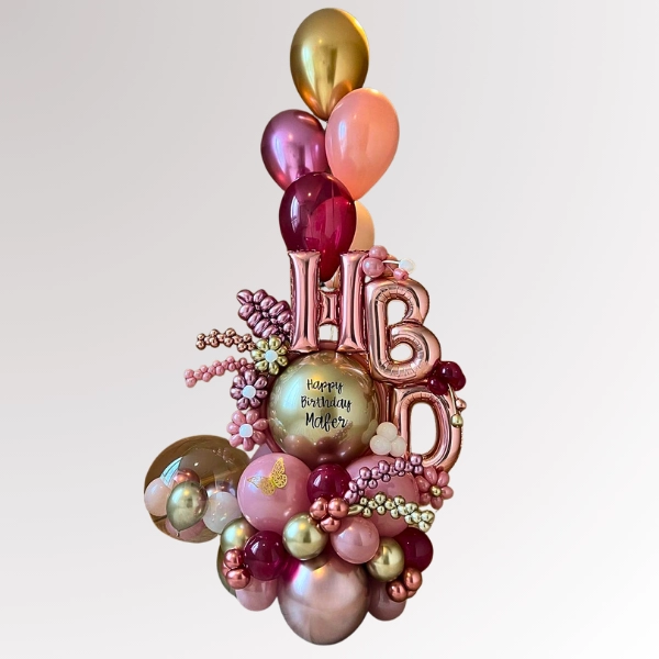 Rose Gold Balloon Bouquet