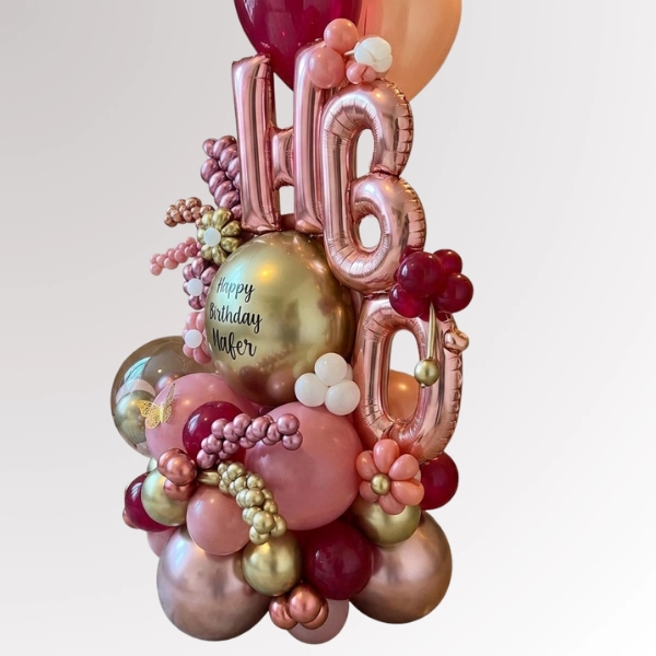 Rose Gold Balloon Bouquet