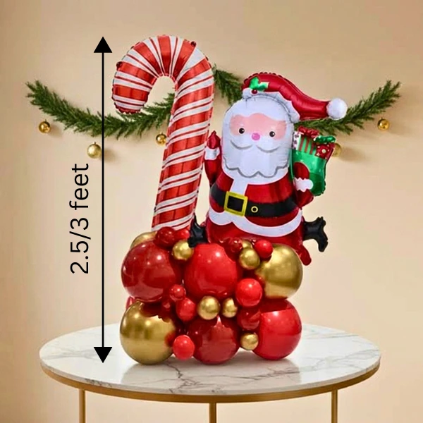 Festive Santa Balloon Bouquet