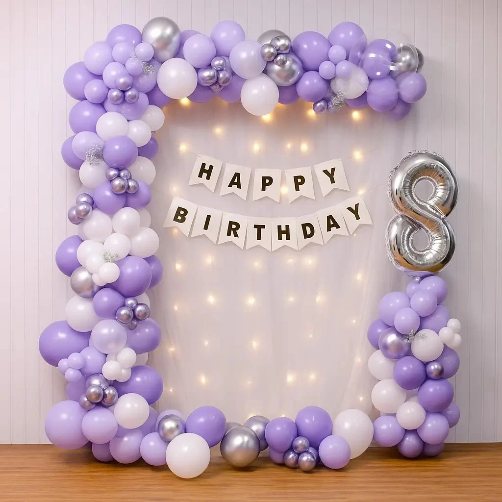Balloon Arch Birthday Decoration