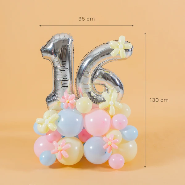 Number Birthday Balloon