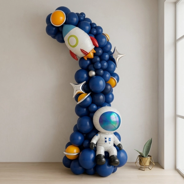 Space theme Balloon arrengement