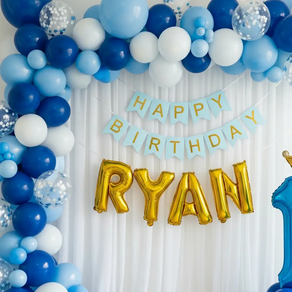 Simple Kids 1st Birthday Decoration