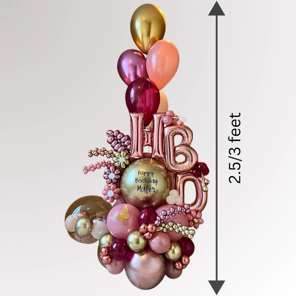 Rose Gold Balloon Bouquet