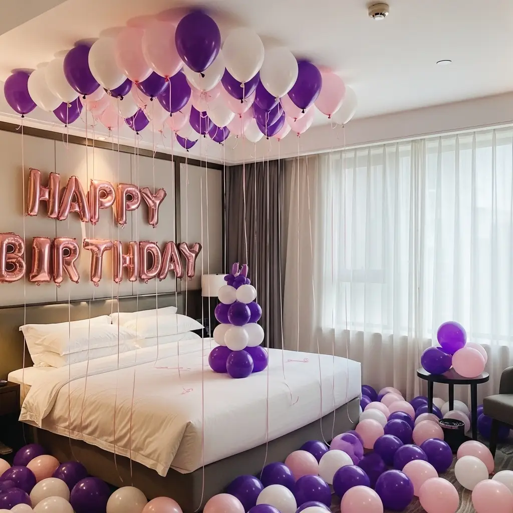 Balloon Birthday Decoration at Home