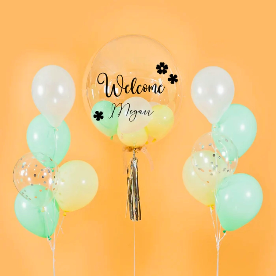 Vespa Mint Helium Party Balloons