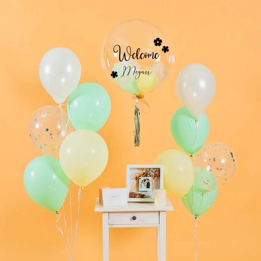 Vespa Mint Helium Party Balloons